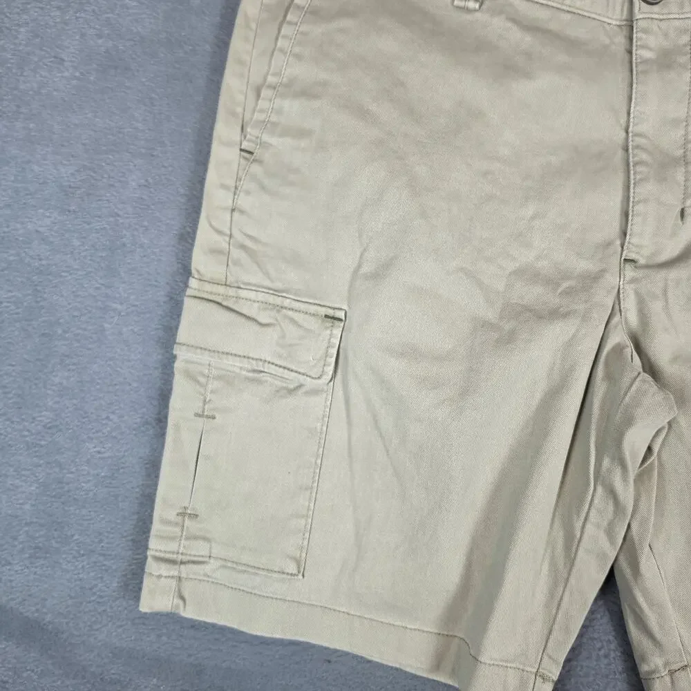 Tommy Bahama Men's Cargo Shorts Khaki Beige Size 38 Cotton Casual Outdoor